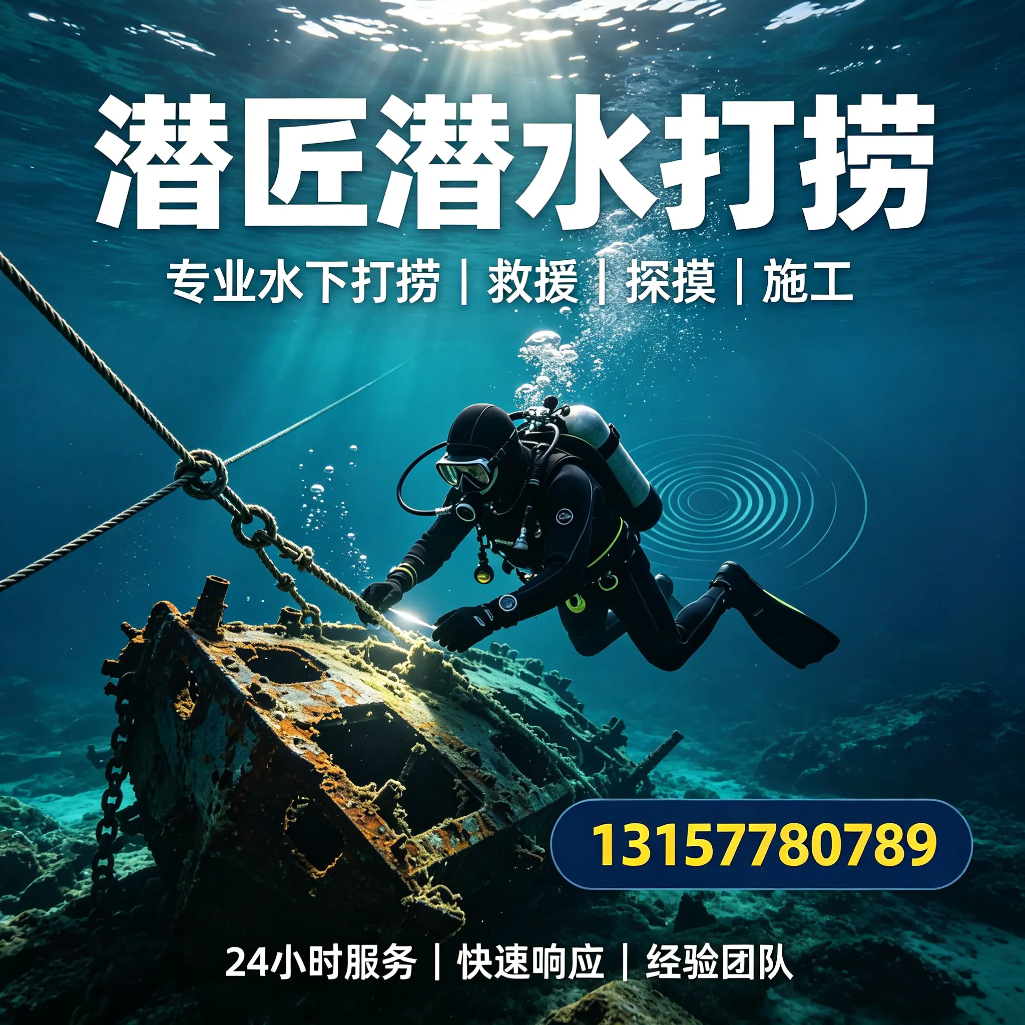 长沙水下打捞作业服务产品